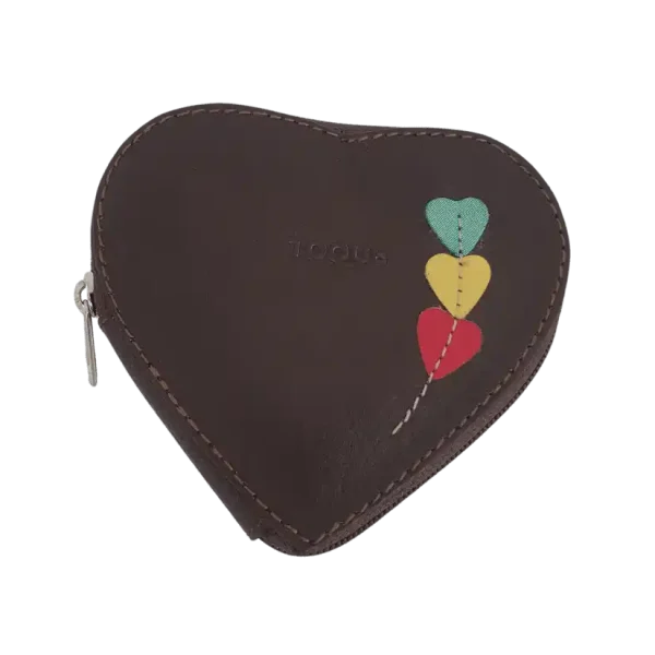Toque-Cueros-Monedero-Corazón-Chocolate-Intenso