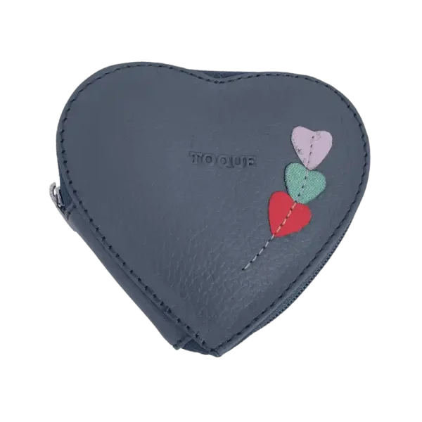 Toque-Cueros-Monedero-Corazón-Gris-Elegante